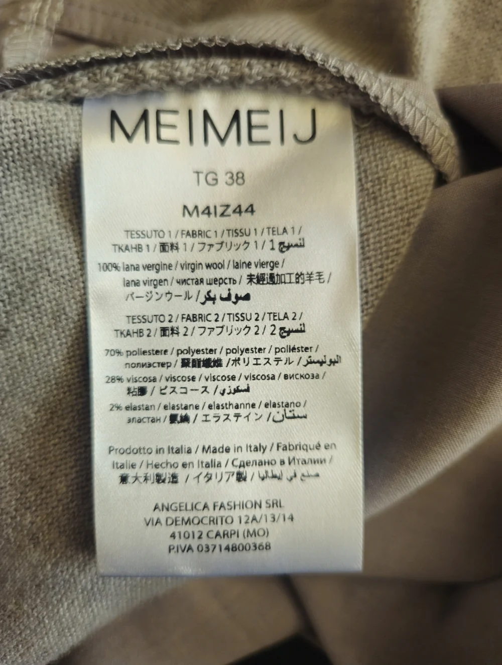 MEIMEIJ Virgin Wool Knit Boatneck Mixed Media Flowy Top in Purple/Gray 38 (S)NEW